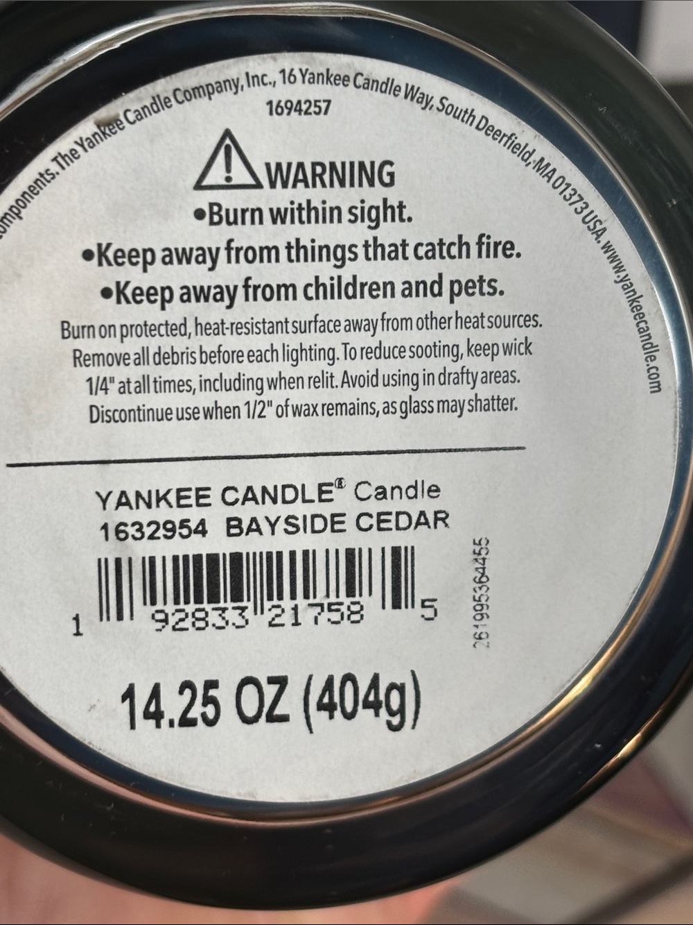 Yankee Candle Bayside Cedar Medium Duo! - Picture 4 of 5